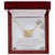 To My Mom Interlocking Hearts Necklace Message Card