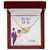 To My Future Wife - Interlocking Hearts Luxury Lovecube Interlocking Hearts Necklace