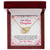 To My Dear Daughter Gift From Mother Interlocking Hearts Necklace