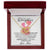 To My Daughter - Unique Interlocking Hearts Binding Necklace Gift Set Interlocking Hearts Necklace