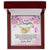 To My Daughter Your Never Alone Interlocking Hearts Necklace Love Dad