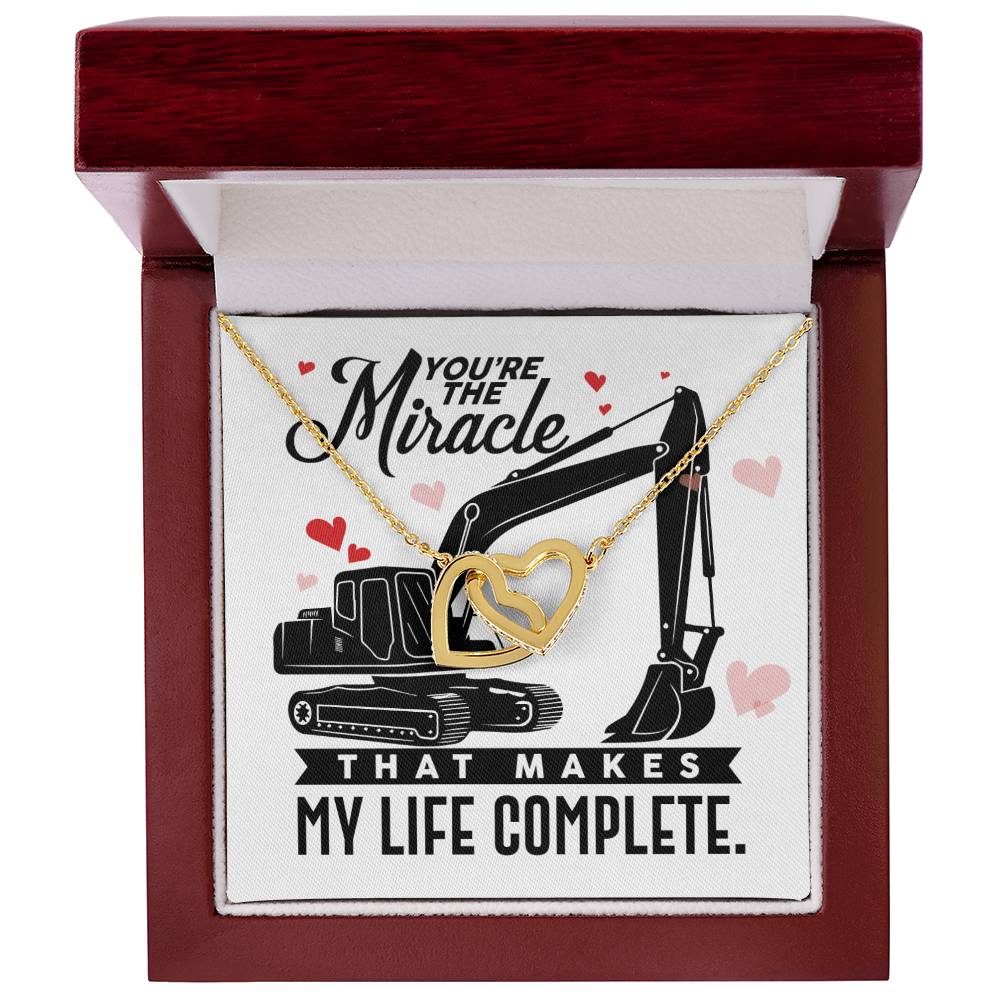 Heo'S Girlfriend- Interlocking Heart Necklace Interlocking Hearts Necklace