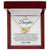 My Little Girl Dad Daughter Necklace Interlocking Hearts Necklace