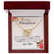 To My Daughter - Interlocking Heart Necklace Interlocking Hearts Necklace