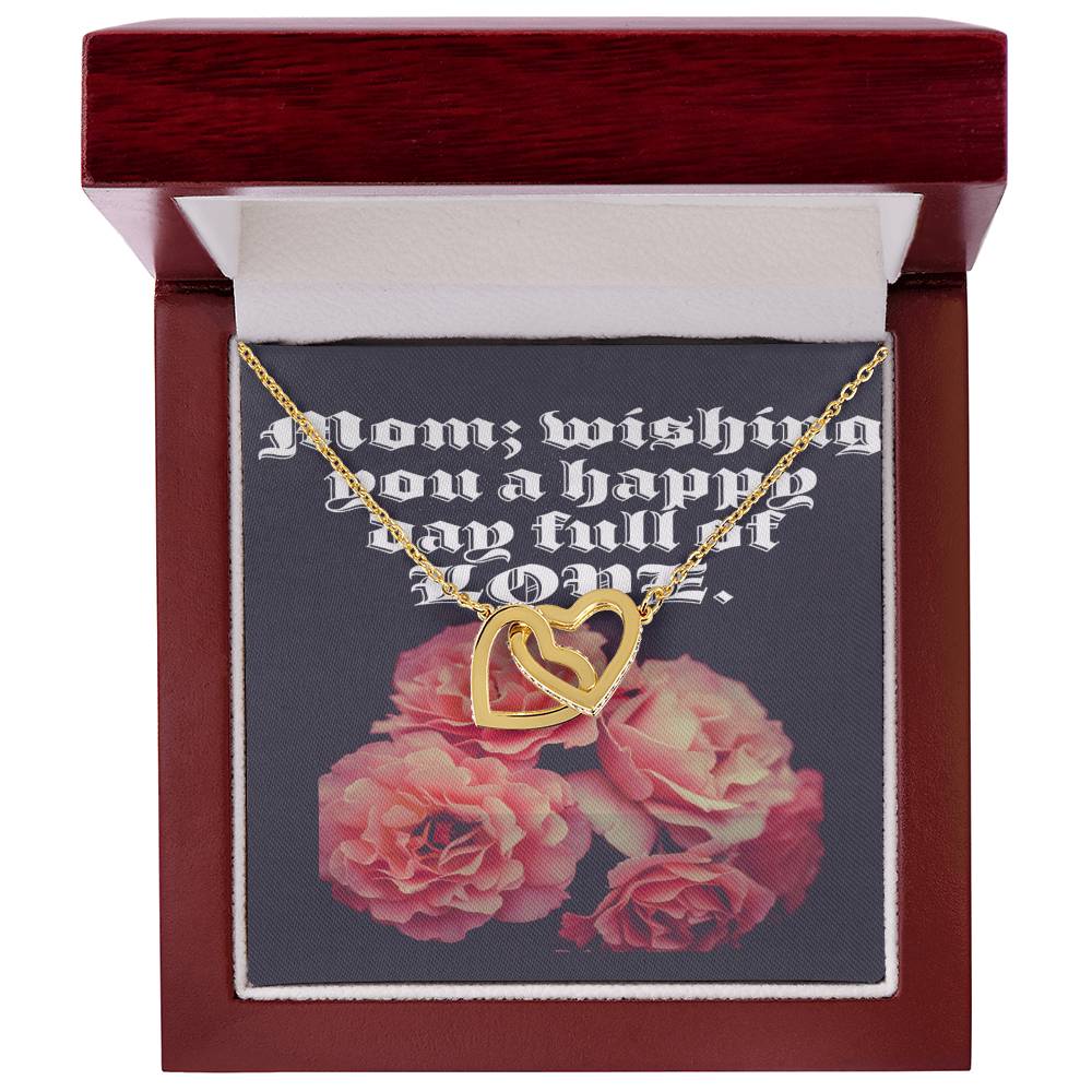 Happy Mother'S Dayike Mens Production Interlocking Hearts Necklace