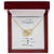 To My Daughter - Interlocking Hearts Necklace I Love You So Much