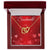To My Soulmate Lux Necklace Gift Set Interlocking Hearts Necklace