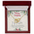 To My Daughter Interlocking Hearts Necklace Message Card