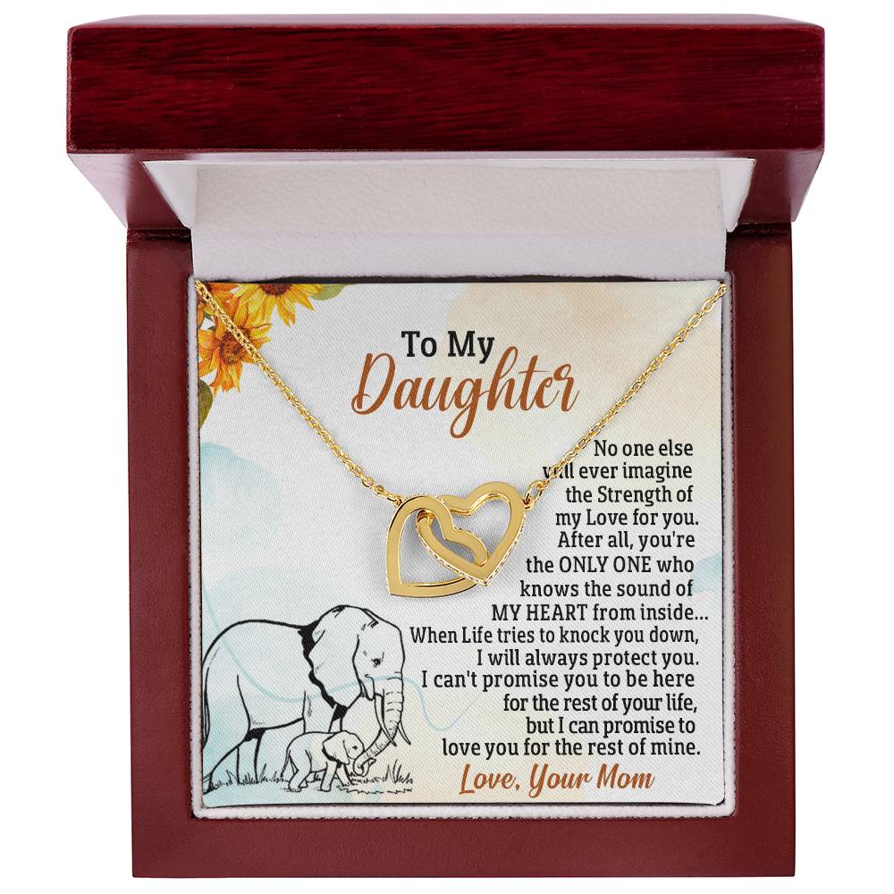 Thoughtful Gifts For You Daughter Best Christmas Gifts Interlocking Hearts Necklace