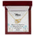 Mom - There Are No Goodbyes For Us - Interlocking Heart Necklace Interlocking Hearts Necklace