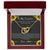 To My Daughter - Never Forget That I Love You More Than You'Ll Ever Know Interlocking Hearts Necklace