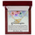 To My Granddaughter Love Always Mema Interlocking Hearts Necklace
