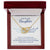 My Beautiful Daughter - Keep Me In Your Heart - Interlocking Heart Necklace Interlocking Hearts Necklace