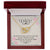 Dad - From My Heart You Are Never Gone - Necklace Interlocking Hearts Necklace