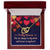 To My Fiancée - You Are Always On My Mind And Forever In My Heart - Interlocking Hearts Necklace