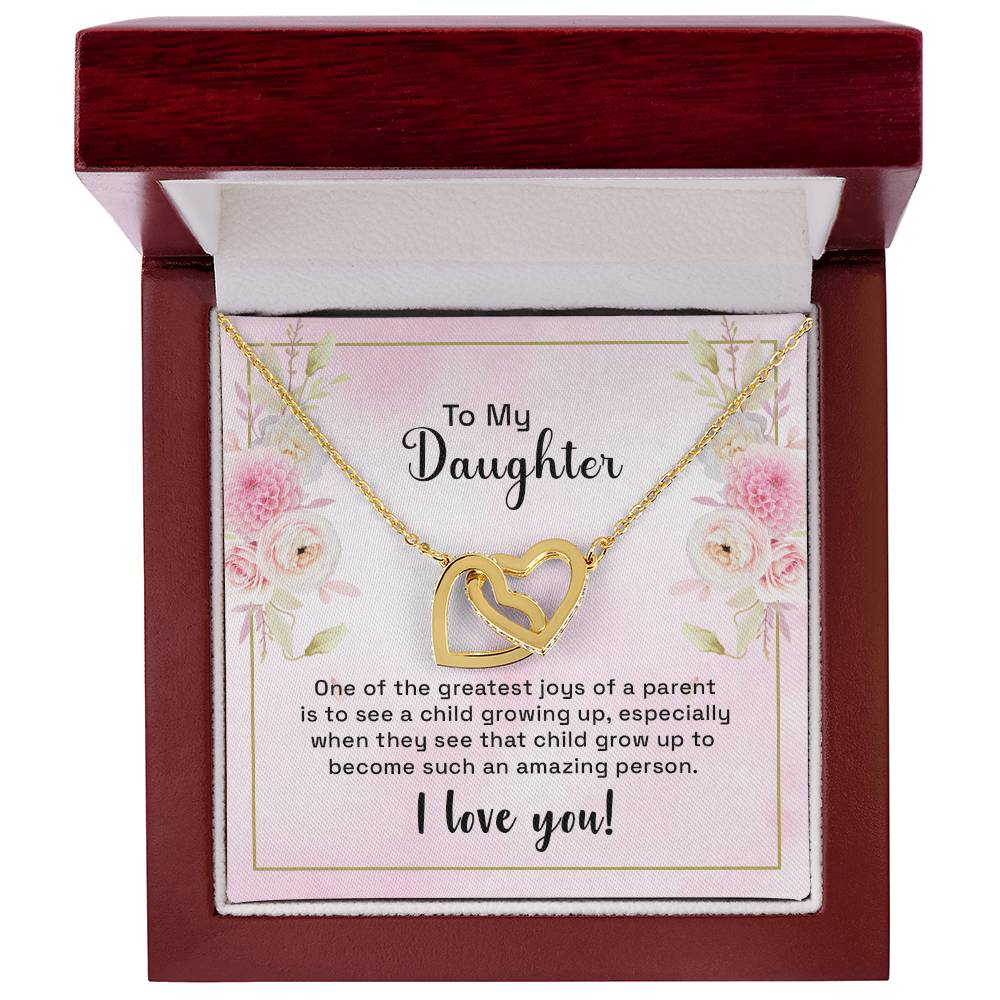 Interlocking Hearts Necklace To My Daughter One Of The Greatest Joys