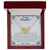 To My Daughter. Through Thick And Thin - Love Mom Interlocking Hearts Necklace