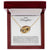 To My Daughter - If There Is Tomorrow Interlocking Hearts Necklace