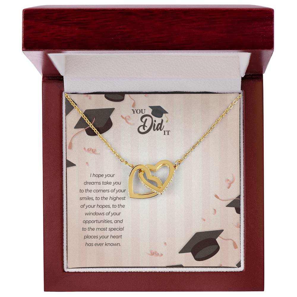 Taking You To Your Dreams - Interlocking Hearts Necklace