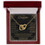 A Gift For Daughter Interlocking Hearts Necklace - Feel My Love
