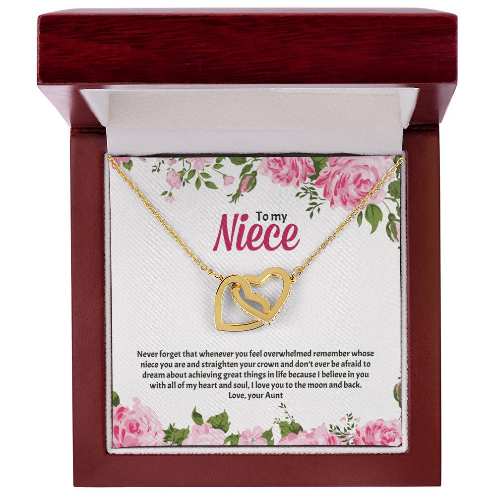 Interlocking Heart Necklace For Niece Interlocking Hearts Necklace