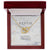 To My Bestie Interlocked Heart Necklace Interlocking Hearts Necklace