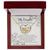 Your Wish Will Come True - Great Gift For Daughter Interlocking Hearts Necklace