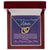 Awesome Daughter Necklace Gift From Mom Interlocking Hearts Necklace