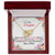 To My Daughter Joined Hearts Pendant Necklace From Mum Interlocking Hearts Necklace