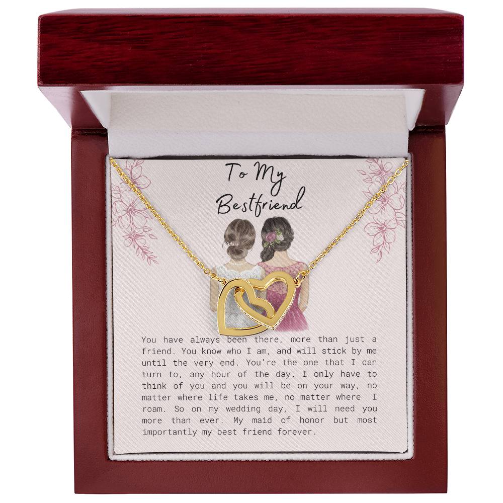 Gift For Wife Present For My Wife Anniversary Birthday Interlocking Hearts Necklace