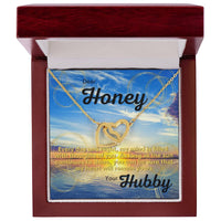 Husband To Wife Gift Partner Bae Girlfriend Significant Other. As Long As The Sun Continues To Shine You Can Be Sure That My Heart Will Remain Yours. Interlocking Hearts Necklace
