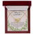 Will You Be My Godmother You Didn'T Give Me The Gift Of Life Interlocking Hearts Necklace