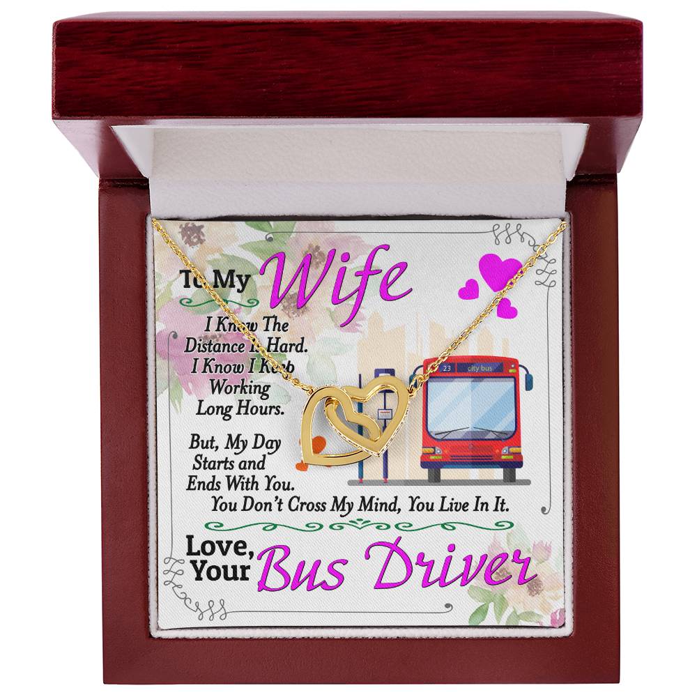 Bus Driver'S Wife - Interlocking Heart Necklace Interlocking Hearts Necklace