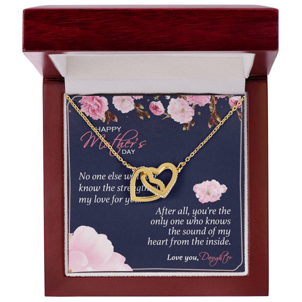 Gift For Mom - You'Re The Only One - The Interlocking Heart Necklace Interlocking Hearts Necklace