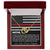 To My Mom From Favorite Firefighter - Necklace Interlocking Hearts Necklace