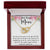 Best Bonus Mom Interlocking Hearts Necklace Message Card