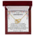 To My Granddaughter If You'Re Alone Ill Be Your Shadow Interlocking Hearts Necklace