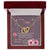 To My Wife - Memories Paint Heart - Necklace Interlocking Hearts Necklace
