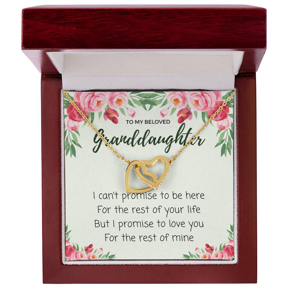 Luxury Gift From Grandmother To Granddaughter - Interlocking Hearts Necklace
