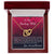 Gift For Wife My Love For You Will Never Fade Interlocking Hearts Necklace