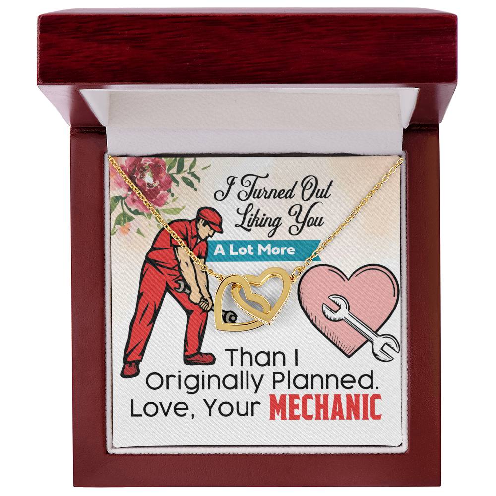 Mechanic'S Girlfriend- Interlocking Heart Necklace Interlocking Hearts Necklace