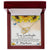 To My Granddaughter Interlocking Hearts Necklace Message Card
