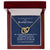 Mom Remembrance - 2 Hearts Necklace - Love Daughter Interlocking Hearts Necklace