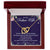 To My Future Wife Interlocking Hearts Necklace Message Card
