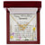 13Th Birthday Card Interlocking Hearts Necklace
