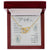 To My Wife - God Can Change Things Very Quickly In Your Life - Interlocking Heart Necklace Interlocking Hearts Necklace