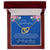 My Dearest Granddaughter - My Heart Is Your Heart - Necklace Interlocking Hearts Necklace