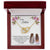 Thank You For Never Giving Up On Me Mother Gift - Necklace Interlocking Hearts Necklace