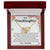 Dear Granddaughter From Grandma Interlocking Hearts Necklace