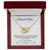 'Dearest Mom' Linked Hearts Necklace - The Most Caring Person In This World Interlocking Hearts Necklace